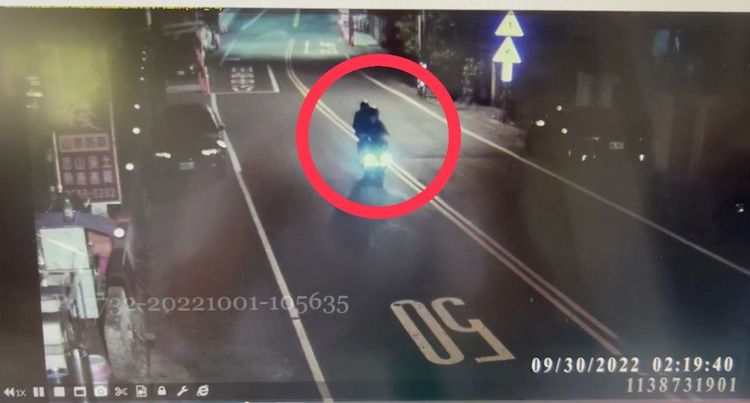 宋男及蔡男見林女逃跑，立即騎車追上，但林女仍順利逃跑。警方提供