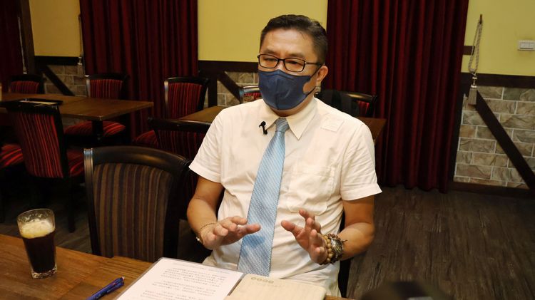 西雅圖咖啡老闆劉增祥控訴被誘導認罪。莊宗達攝