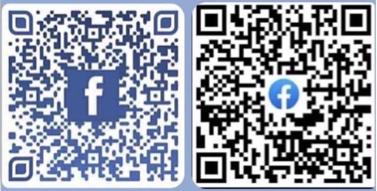 「豹吼哩哉」及「新北刑大」臉書粉絲QRcode，民眾可立即掃描加入，提升防詐資訊。新北市刑大提供