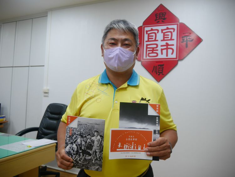 宜蘭市公所主秘楊秀川針對國民黨團質疑賤賣市產回應。市公所提供