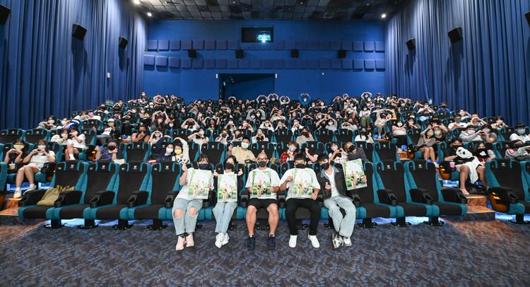 《你在我心上》昨晚舉辦台北場學生特映會。甲上娛樂提供