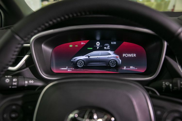 Corolla Sport小改款在既有駕駛導向的座艙中，本次重點就是搭載全新12.3吋全彩數位式儀錶板。原廠照片