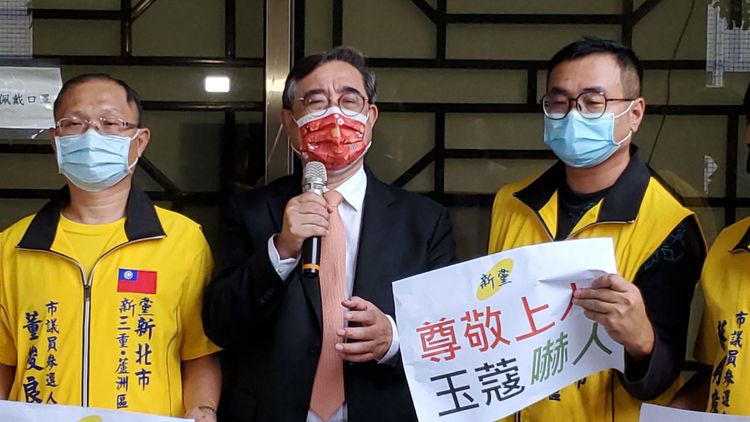 新黨主席吳成典。呂志明攝