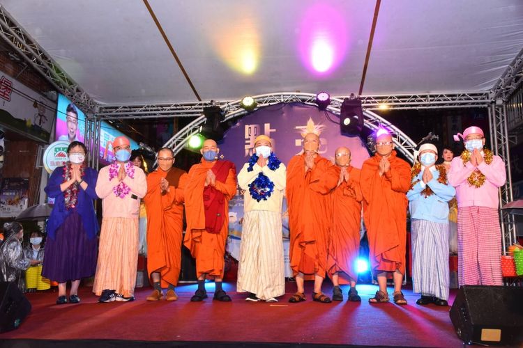 新北市長侯友宜希望，透過點燈節的活動，深化緬甸及東南亞各國新住民與在地生活圈的連結。新北市府提供