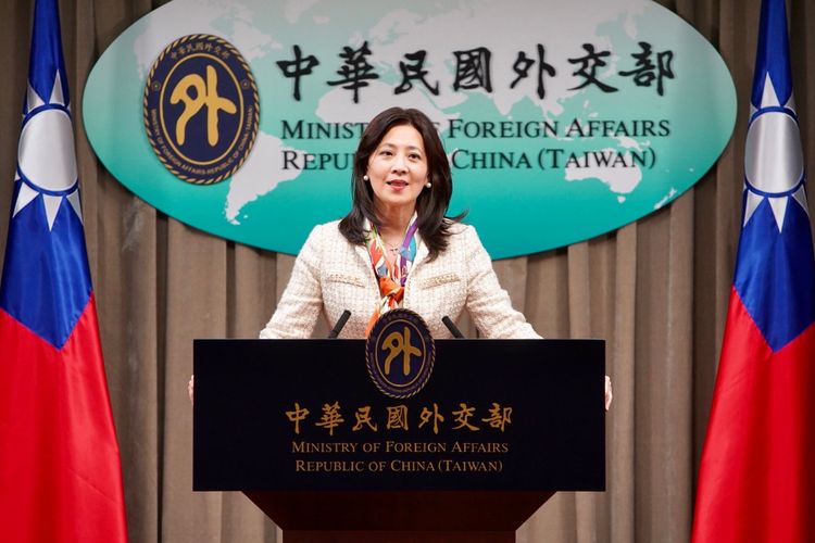 歐江安指出，美加軍艦穿越台海行動具體展現民主盟友對中方擴張企圖的堅決反對。外交部提供 