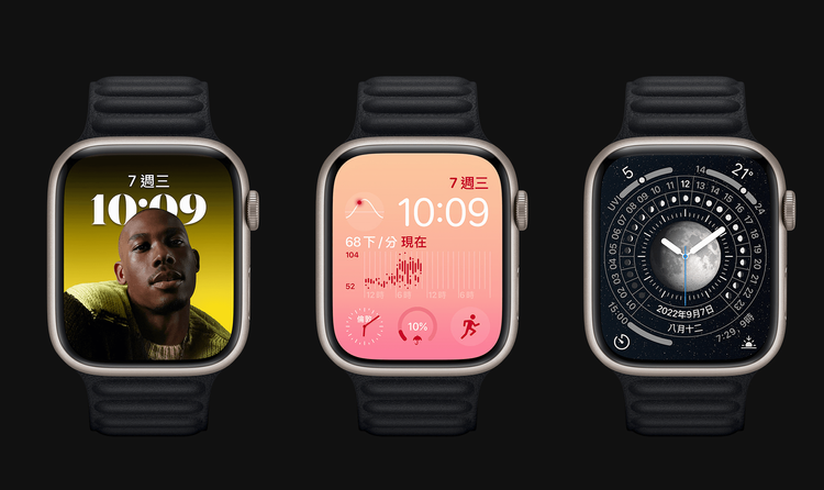 Apple Watch S8。取自 Apple