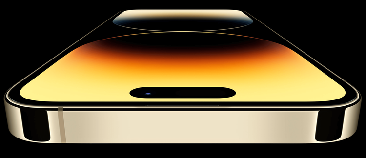 iPhone 14 Pro 系列具備ProDisplay XDR 同級螢幕，峰值亮度到兩千尼特，但又能保持續航。取自 Apple