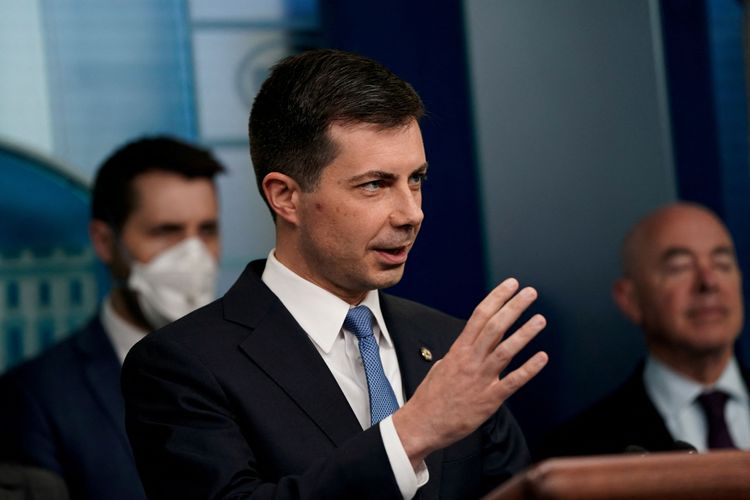 美國運輸部長布塔朱吉。路透社資料照片