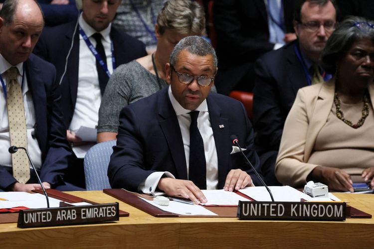 英國外交大臣柯維立今起出訪日本、南韓及新加坡。路透社資料照片