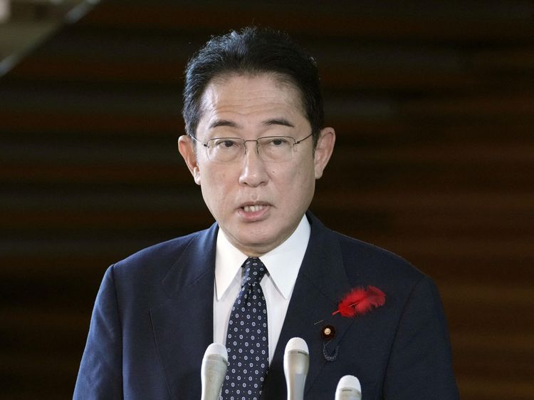 日本首相岸田文雄。路透
