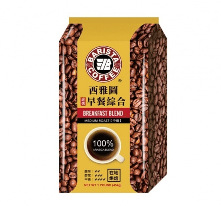 西雅圖咖啡的「早餐綜合」(圖)等13項產品，因標示100%阿拉比卡豆惹議。翻攝網路