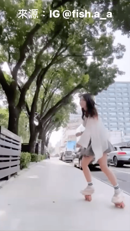 光是看著滑，心情都飛起來了。