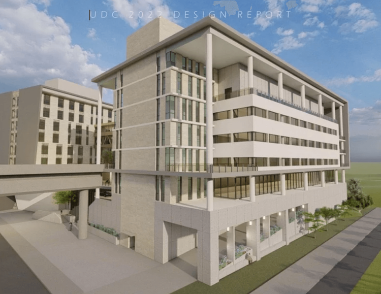 台鐵富岡鐵道訓練學院意象圖。台鐵提供