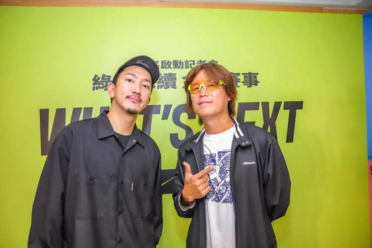 2023萬金石形象視覺統籌彭冠傑與董事長樂團主唱吉董，一起暢聊跑步音樂跨域合作體育處提供