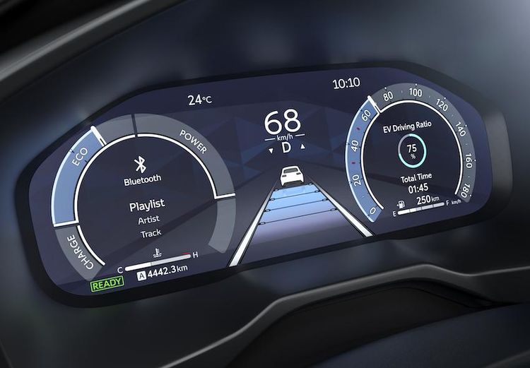 12.3吋數位儀表提供Casual、Smart、Sport與Tough四種顯示介面，資訊呈現更活潑豐富。原廠照片