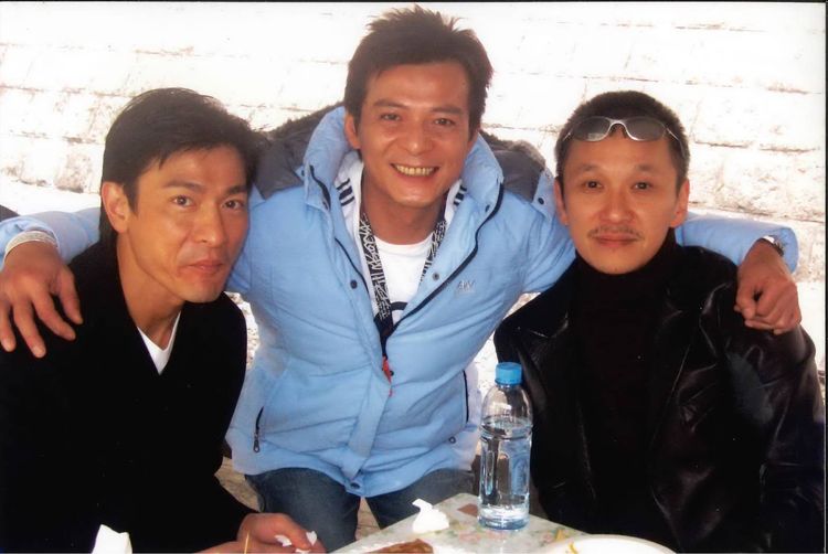 劉德華（左起）與黃日華及陳德森。陳德森提供