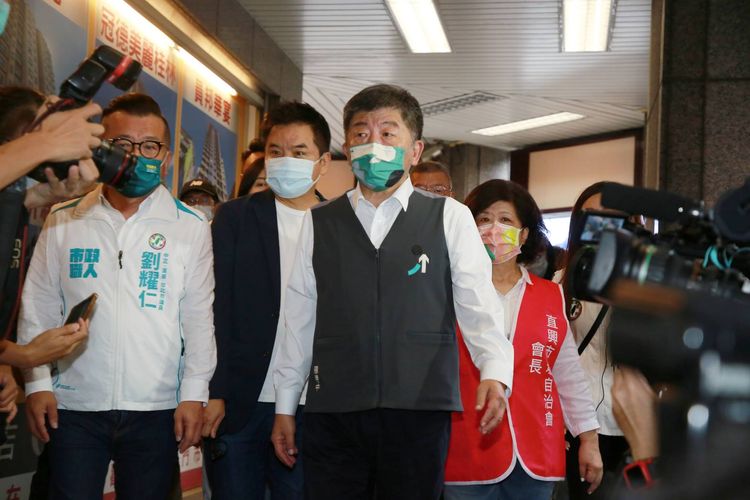 陳時中喊話，「揍人道歉說」的話題到這為止。朱世閎攝