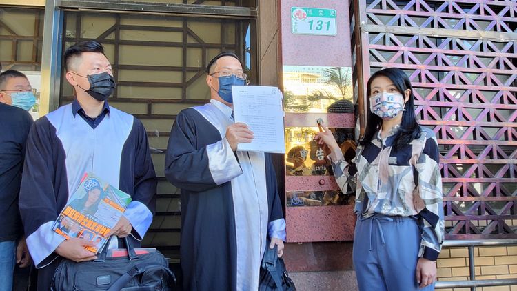 高虹安(右)怒告翁達瑞。資料照片