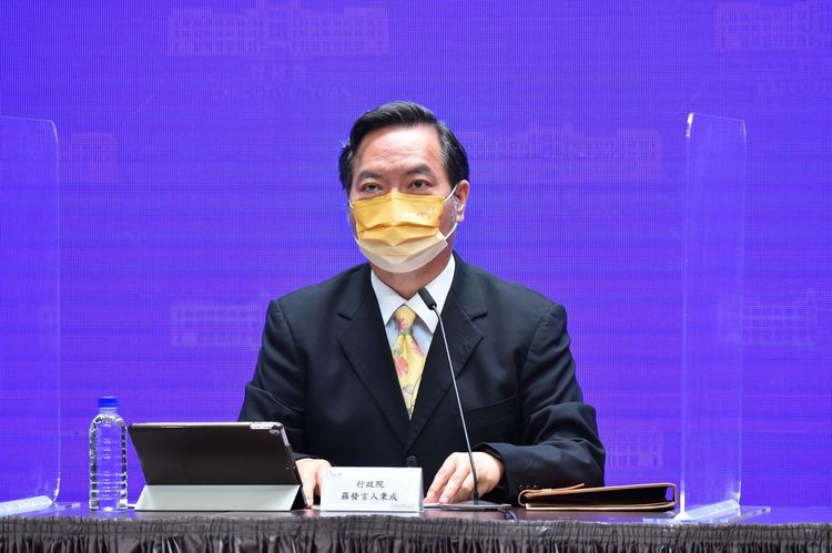 行政院發言人羅秉成轉述院長蘇貞昌院會指示內容。行政院提供