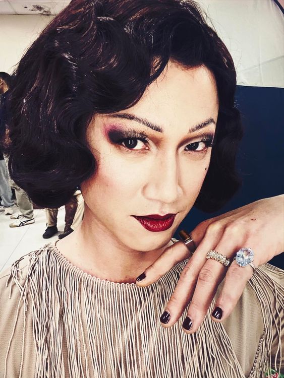 吳慷仁的寶寶媽媽桑造型讓人難忘。翻攝吳慷仁臉書