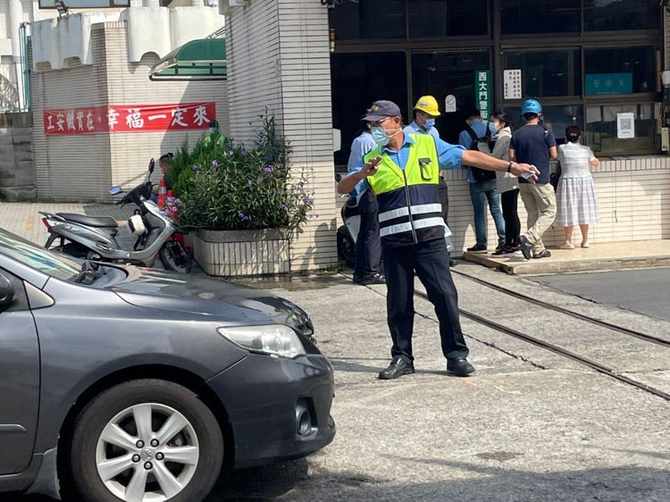 桃園煉油廠保全人員。賴香伶競辦提供