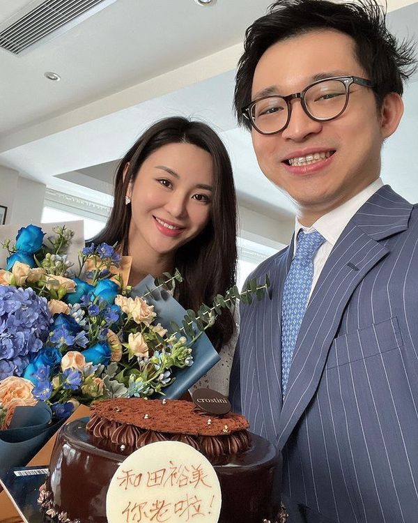 裕美（左）和林作交往2年話題不斷。翻攝裕美IG