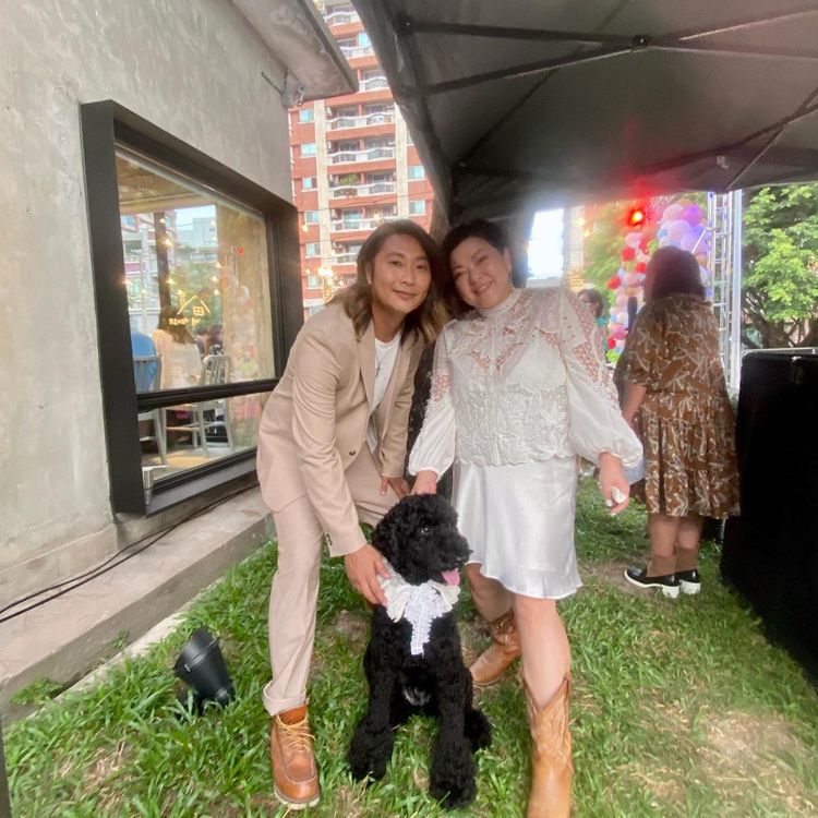 杜詩梅身為花蓮媳婦，首次在花蓮遇上強震處變不驚。翻攝杜詩梅臉書