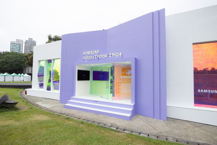 台灣三星於華山1914文創園區打造「如果從此展開」期間限定體驗展。業者提供