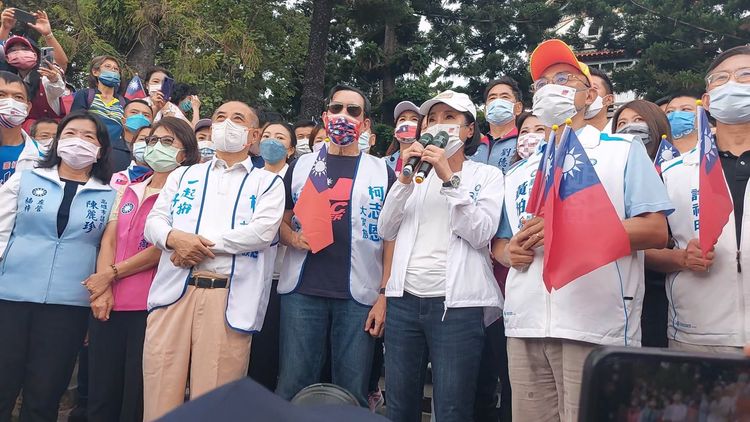 柯志恩說，自己若有幸入主高雄市政府，一定會用教育翻轉高雄。凃建豐攝