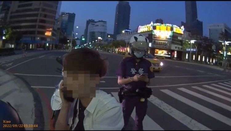 呂女坦承喝一大杯調酒，酒測超標。讀者提供