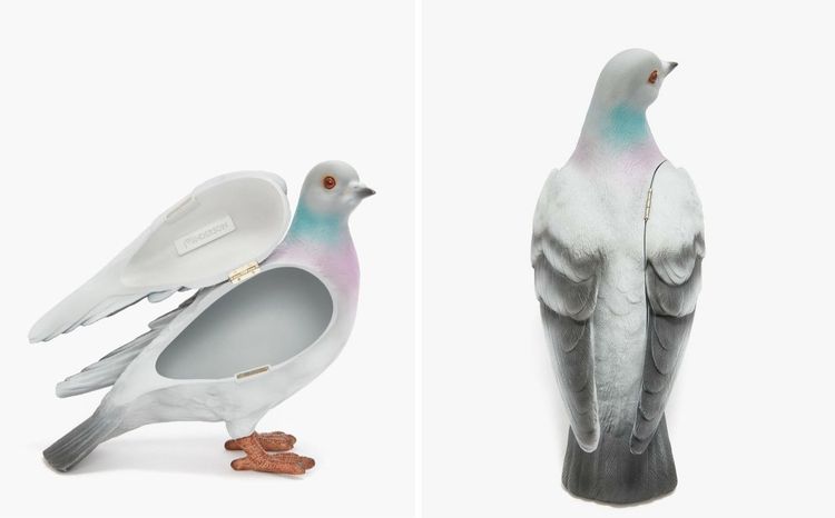 鴿子包開啟方式。翻攝自JW Anderson官網