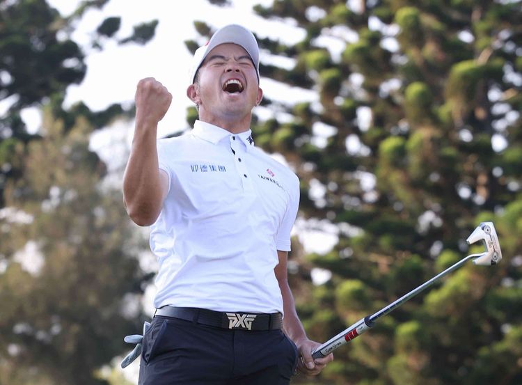 詹世昌15歲才接受高爾夫訓練。大會提供