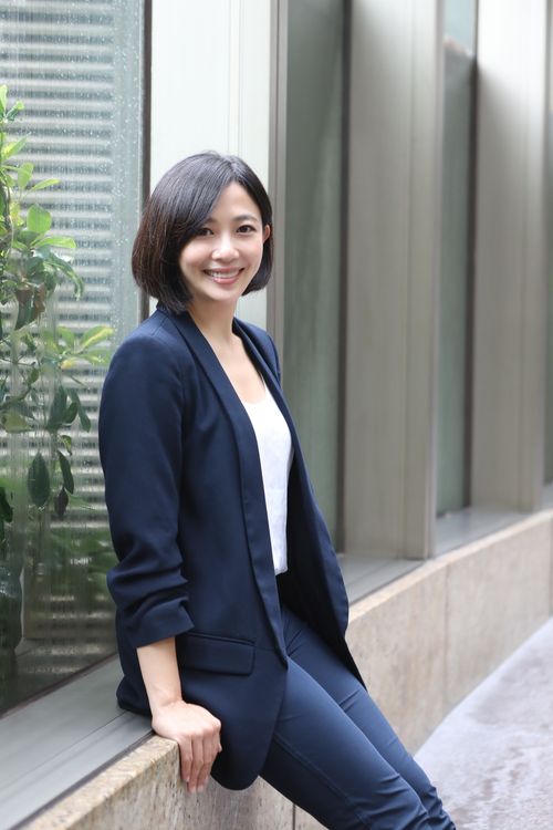 小姿優豐富的電視新聞媒體從業經歷。鄭孟晃攝