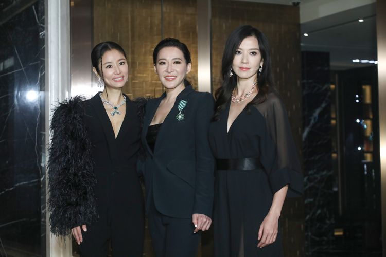 林心如（左起）、趙心綺和林熙蕾3人私下交情甚篤。鄭孟晃攝