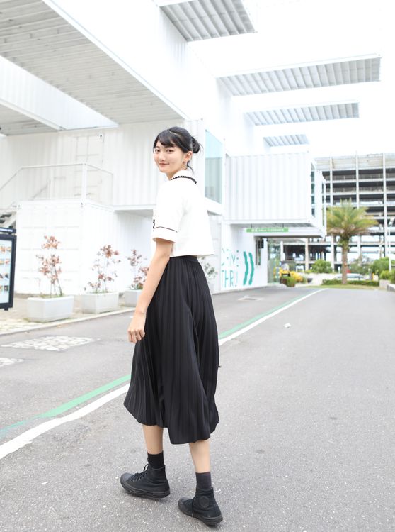 嘉嘉和朋友一起從台北到花蓮遊玩。鄭孟晃攝