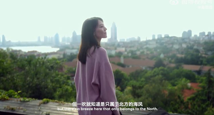 高圓圓以「食即是愛」為主題，為「Watch Hunger Stop」慈善計畫拍攝形象短片，整體台詞和場景，像極了青島城市的旅遊宣傳廣告。翻攝高圓圓微博