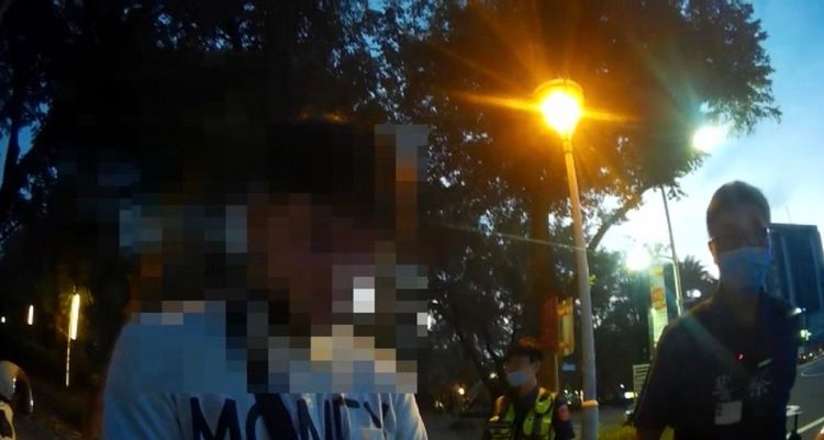 呂男酒駕超標被送辧。讀者提供