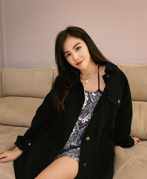 楊晨熙發照自嘲圖文不符。翻攝自楊晨熙臉書