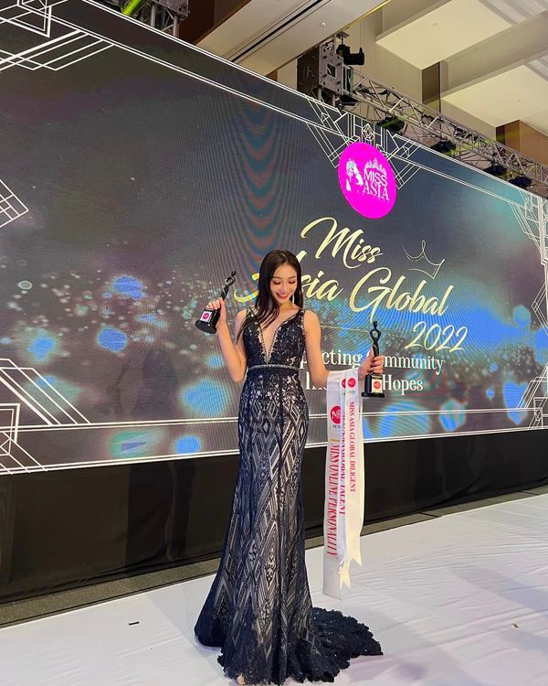 高曼容在才藝競賽拿下第一名。引自高曼容臉書