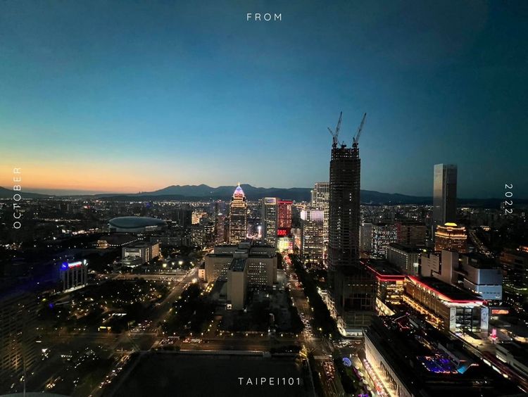 台北101觀景台。翻攝自台北101臉書