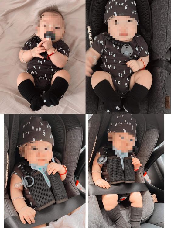 男嬰眉清目秀，相當可愛。翻攝爆料公社