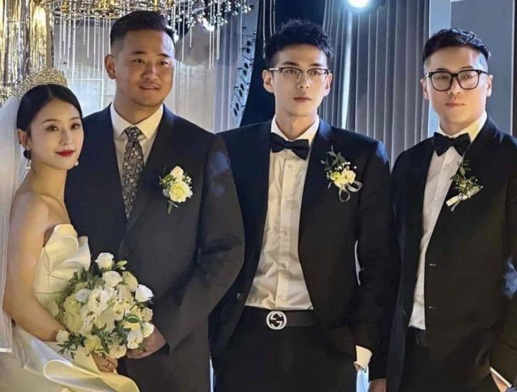 伴郎顏值太高引發討論。翻攝網路