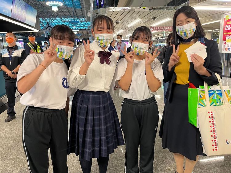 京都橘高校明天期中考，表演完即返日。翻攝自日台交流協會