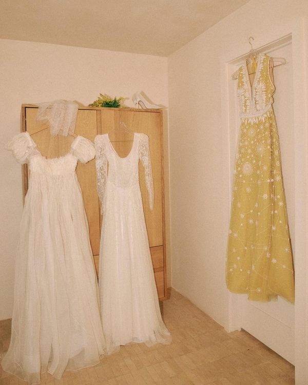 孔孝真曬出婚禮穿的3套婚紗。翻攝孔孝真IG