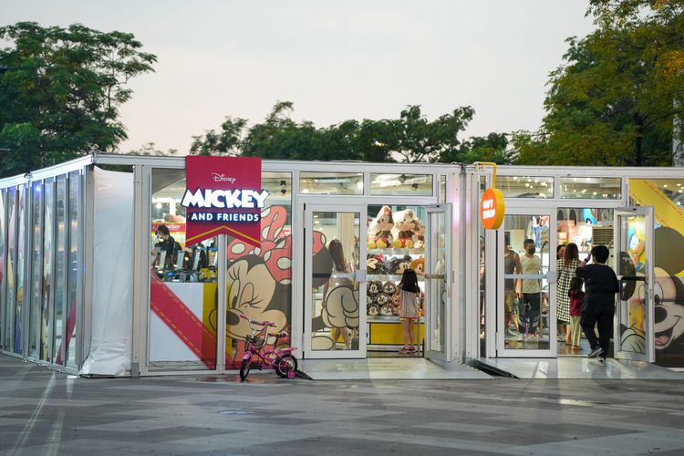 配合「米奇與好朋友CHILL遊台南」揭開序幕，現場另規劃期間限定快閃店。田欣雲攝