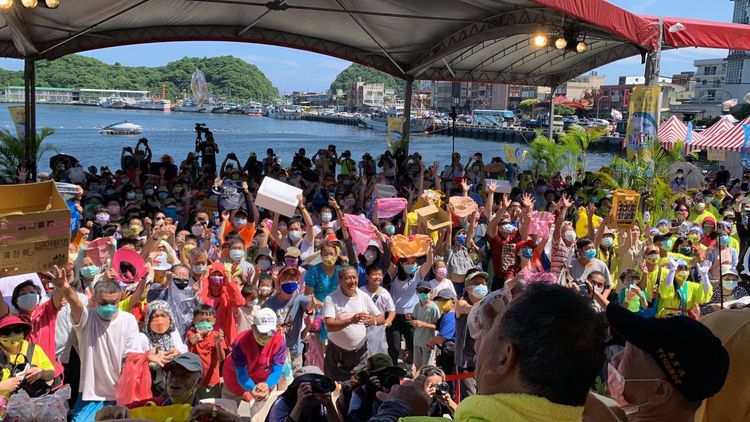 2022鯖魚祭今天在南方澳燈場。翻攝畫面