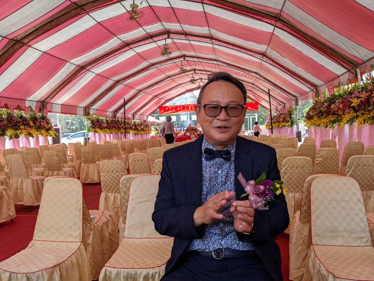 展裕建設董事長黃威勝認為，目前房市谷底反彈中。王鈞生攝