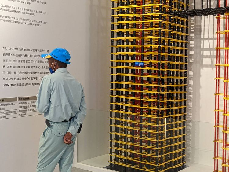 結構採用ALFA SAFE耐震建築工法、提高住家安全性。王鈞生攝
