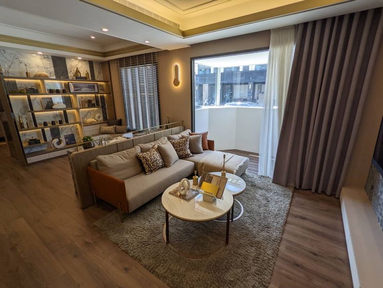 樣品屋3房打通其中一房，空間通透。王鈞生攝