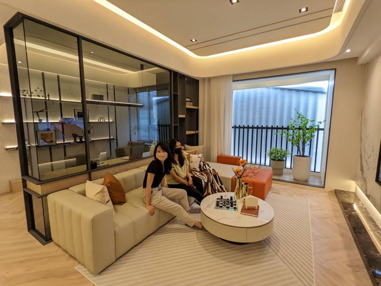 該案格局簡潔精準，通風採光佳。王鈞生攝